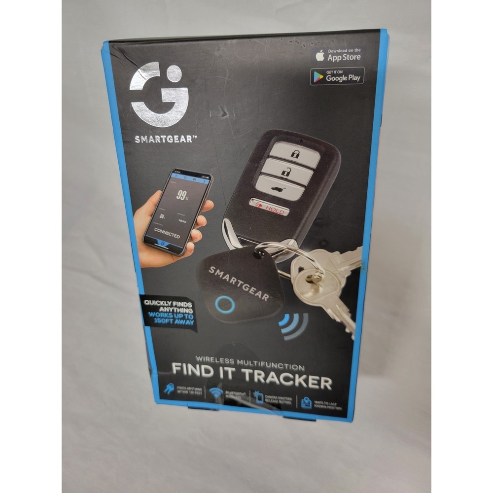 Smartgear Wireless Multifunction FIND IT TRACKER Locate Keys Phone 150 ft Sealed